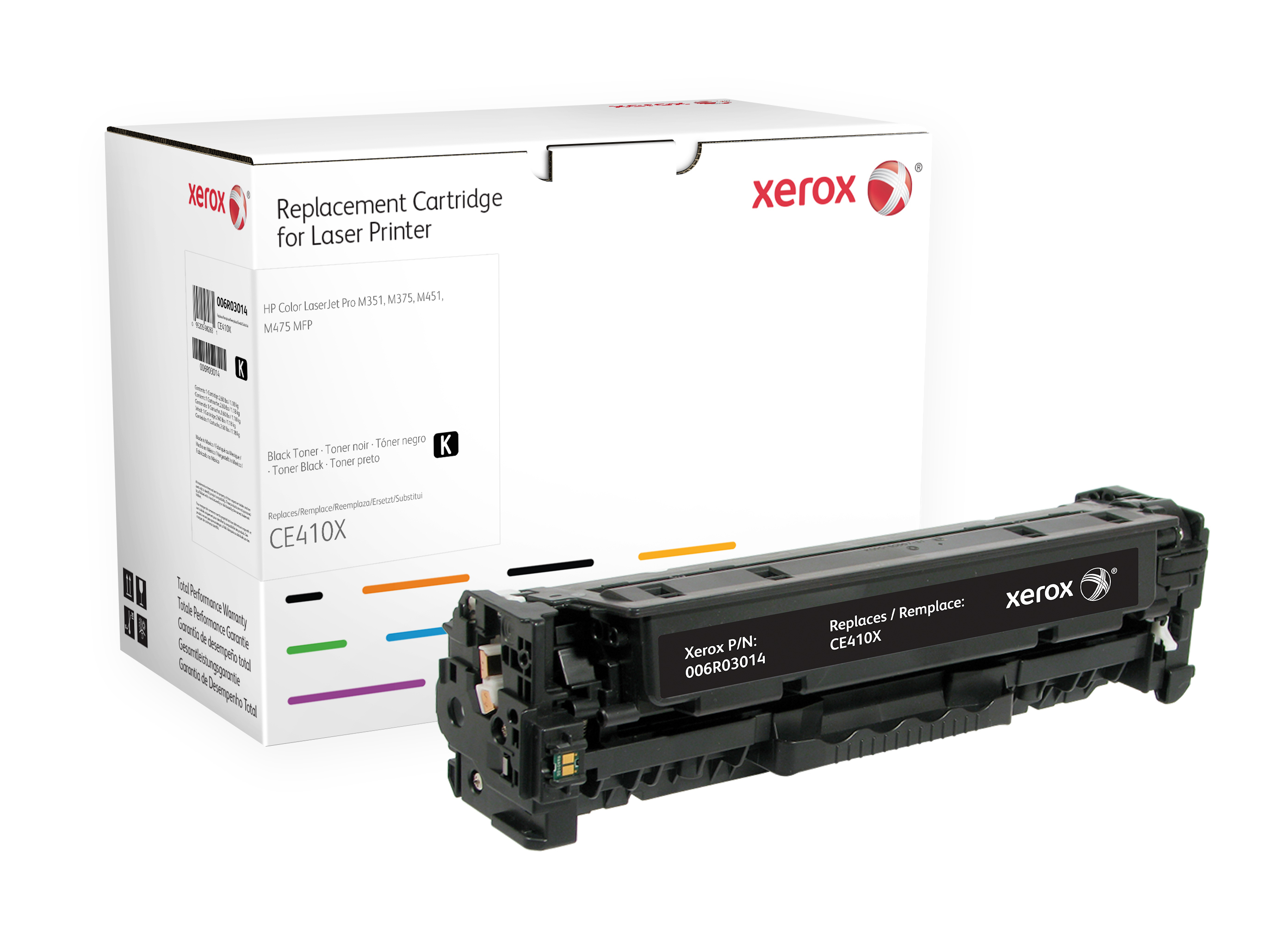 Image of Xerox Cartuccia toner nero. Equivalente a HP CE410X. Compatibile con HP Colour LaserJet M351A, Colour LaserJet M375MFP, Colour LaserJet M451, Colour LaserJet M475 MFP