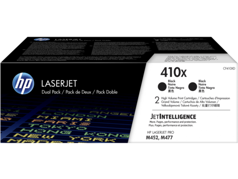 Image of HP Confezione da 2 cartucce toner nero originale ad alta capacità LaserJet 410X