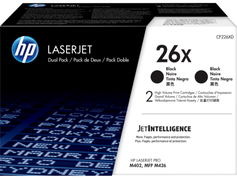 Image of HP Confezione da 2 cartucce Toner originali nero ad alta capacità LaserJet 26X