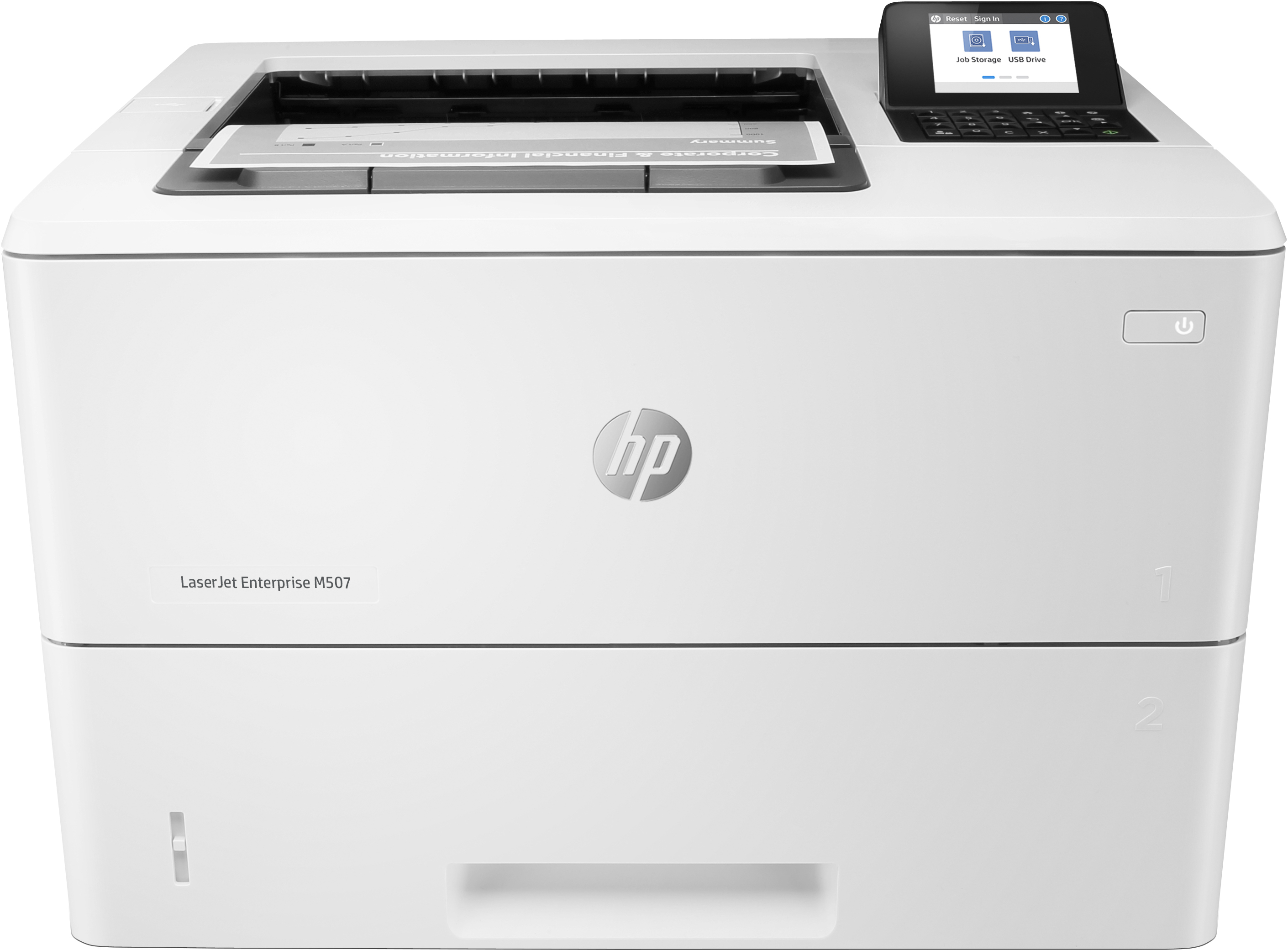 Image of HP LaserJet Enterprise M507dn, Bianco e nero, Stampante per Stampa, Stampa fronte/retro