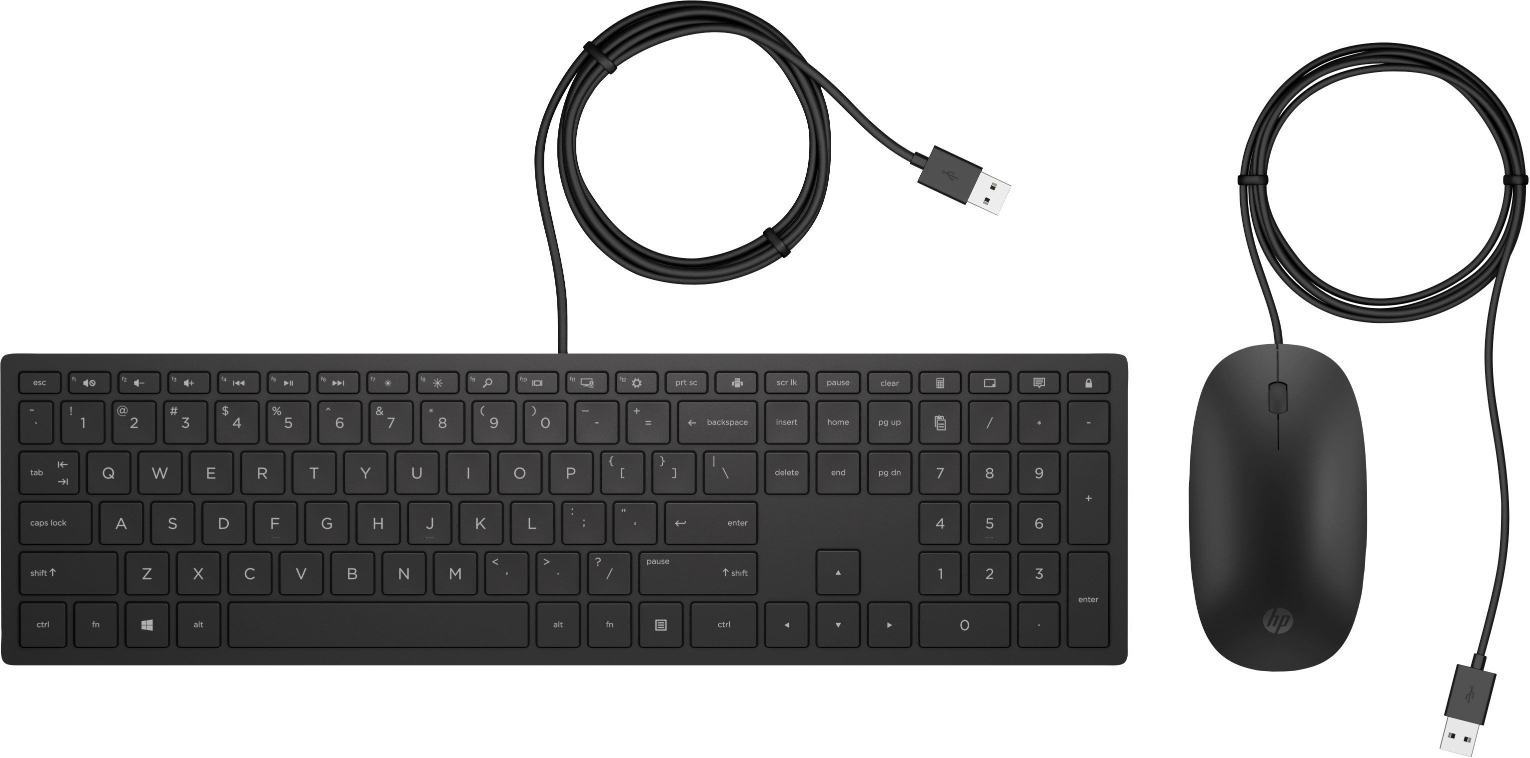 Image of HP Pavilion Wired Keyboard and Mouse 400