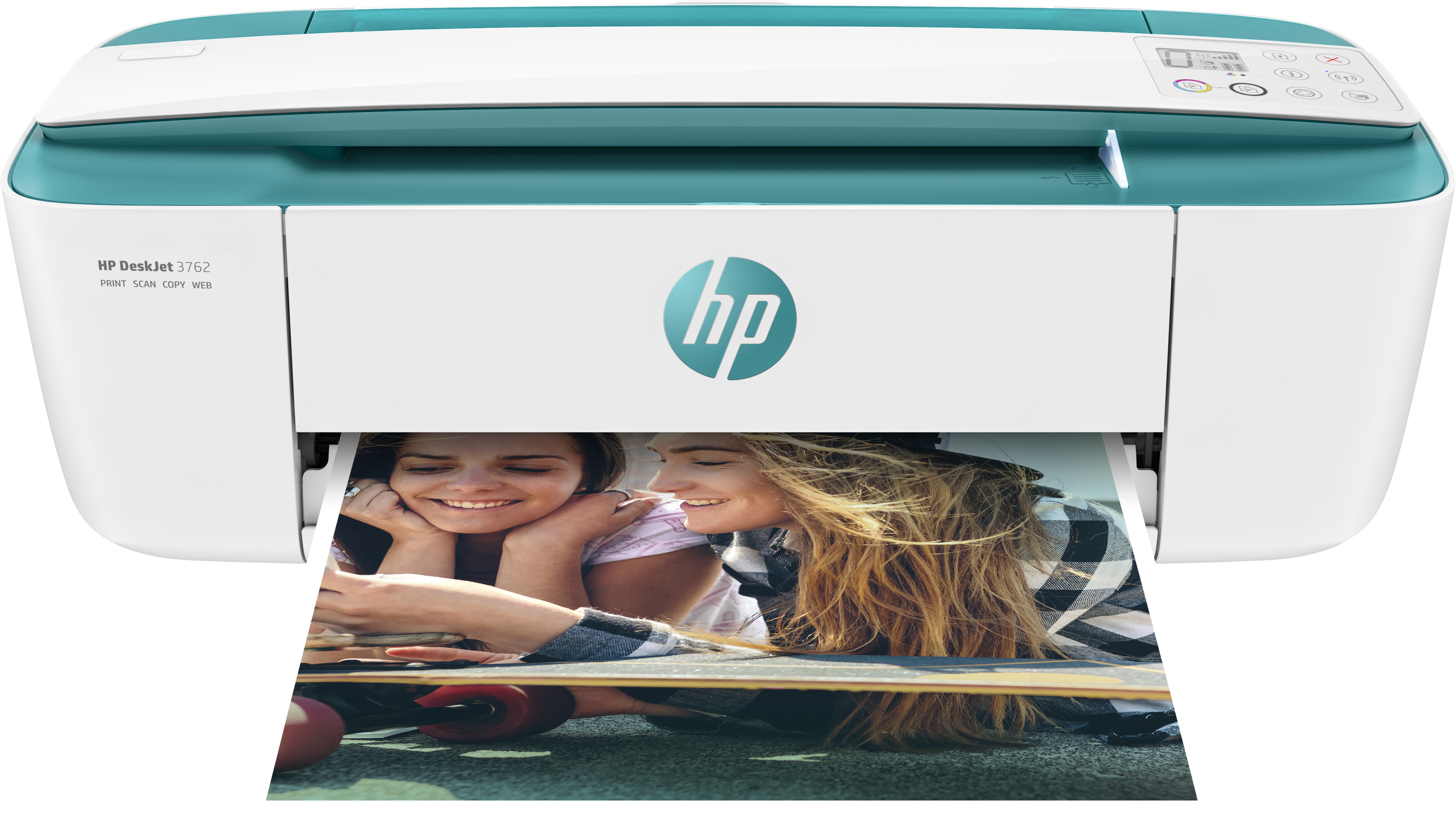 Image of HP DeskJet Stampante multifunzione 3762, Colore, Stampante per Casa, Stampa, copia, scansione, wireless, wireless; idonea a Instant Ink; stampa da smartphone o tablet; scansione verso PDF