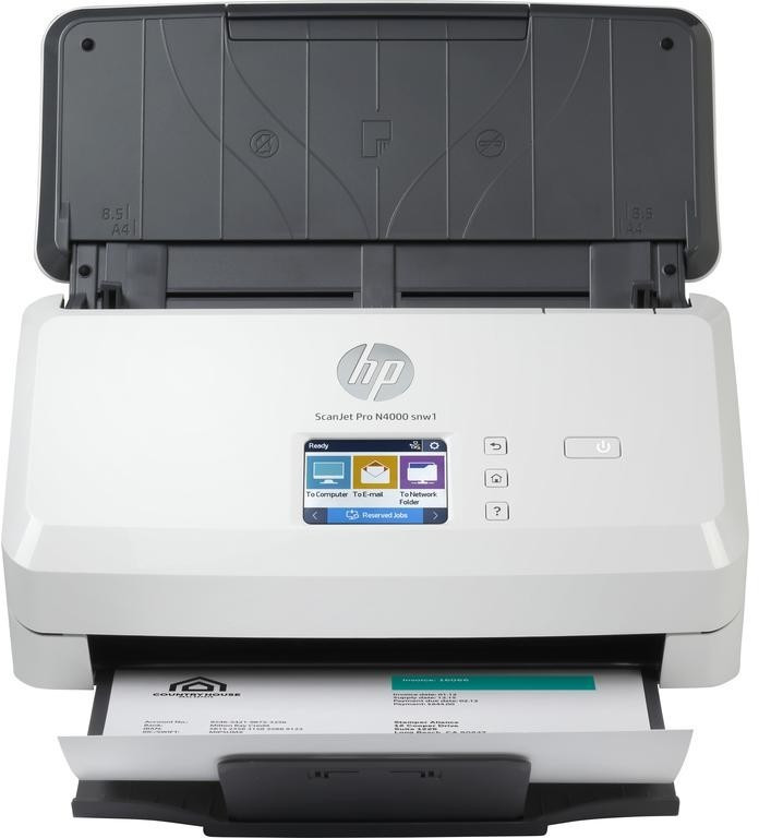 Image of HP Scanjet Pro N4000 snw1 Sheet-feed Scanner Scanner a foglio 600 x 600 DPI A4 Nero, Bianco