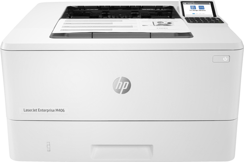 Image of HP LaserJet Enterprise Stampante Enterprise LaserJet M406dn, Bianco e nero, Stampante per Aziendale, Stampa, Compatta; Avanzate funzionalità di sicurezza; Stampa fronte/retro; Efficienza energetica; Stampa da porta USB frontale