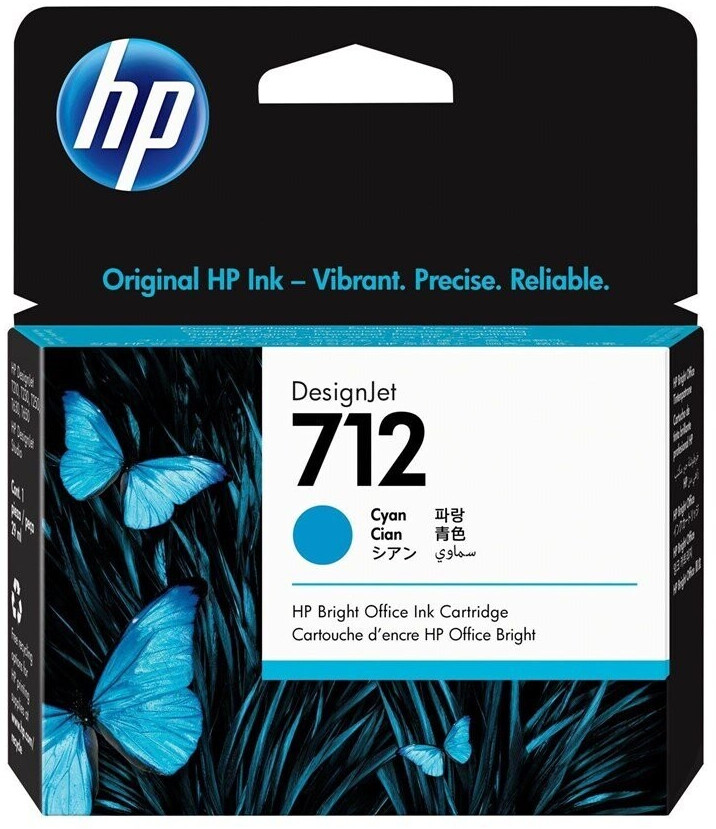 Image of HP Cartuccia di inchiostro ciano originale DesignJet 712 da 29 ml