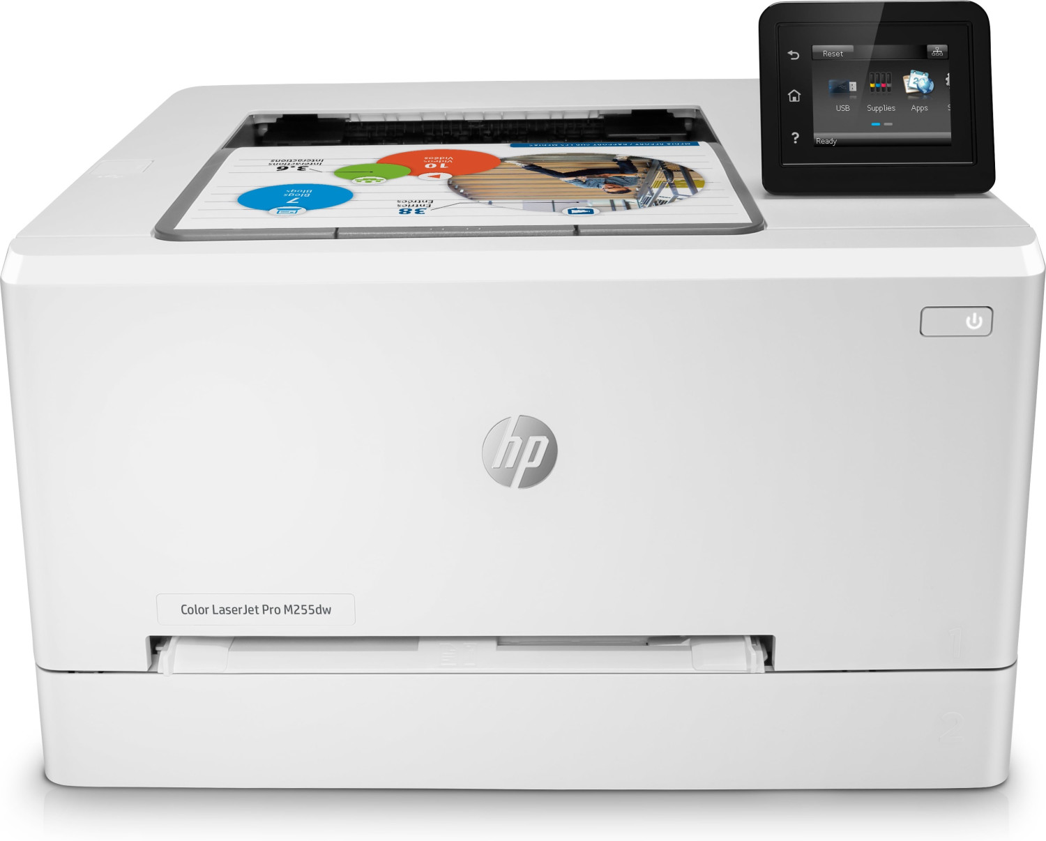 Image of HP Color LaserJet Pro Stampante M255dw, Colore, Stampante per Stampa, Stampa fronte/retro; risparmio energetico; avanzate funzionalità di sicurezza; Wi-Fi dual band