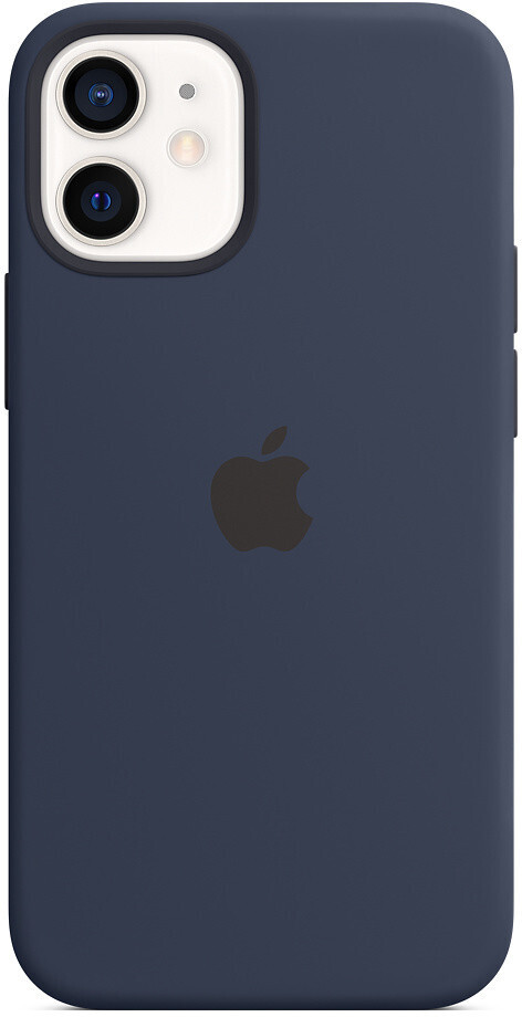 Image of Apple iPhone 12 mini Silicone Case with MagSafe Deep Navy