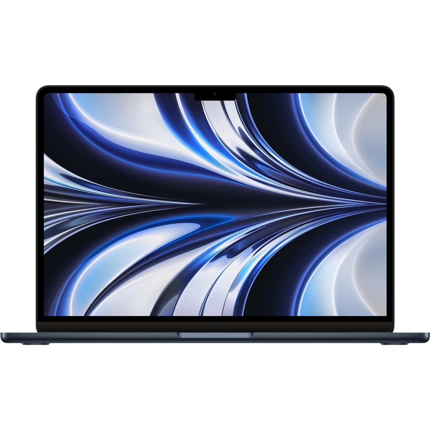Image of Apple MacBook Air 13-inch : M2 chip with 8-core CPU and 8-core GPU, 256GB - Midnight - (APL MLY33T/A MACBOOK AIR 13 M2 256 MDN)