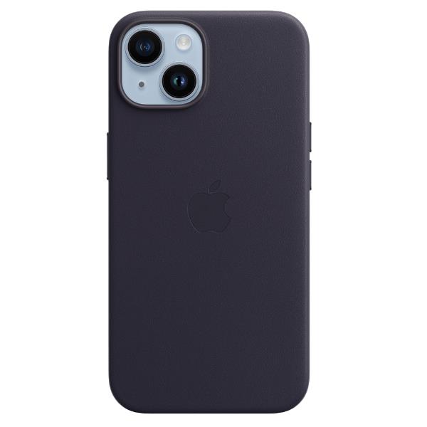 Image of iPhone 14 Leather Case with MagSafe - Midnight