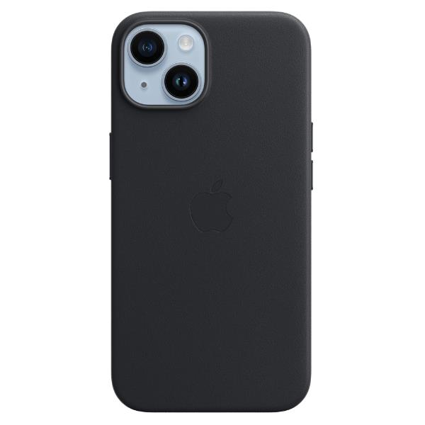 Image of iPhone 14 Leather Case with MagSafe - Ink