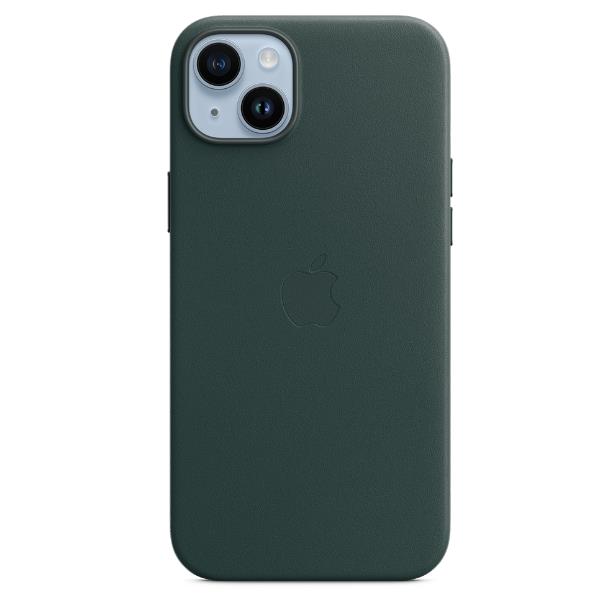 Image of iPhone 14 Plus Leather Case with MagSafe - Forest Green
