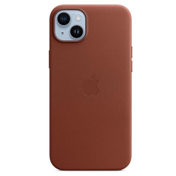 Image of iPhone 14 Plus Leather Case with MagSafe - Umber