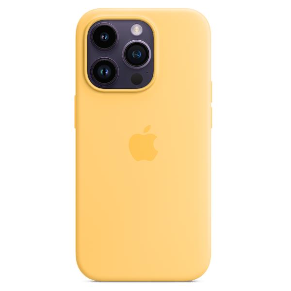 Image of iPhone 14 Pro Max Silicone Case with MagSafe - Sunglow