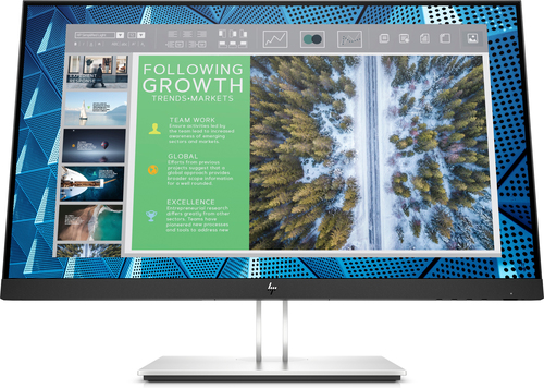 Image of HP E-Series E24Q G4 Monitor PC 60,5 cm (23.8") 2560 x 1440 Pixel Quad HD Nero, Argento
