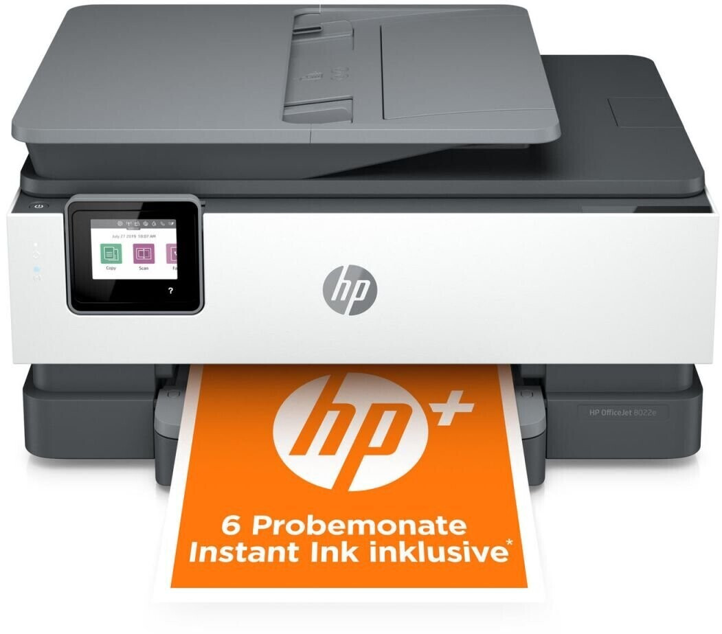 Image of HP OfficeJet Pro Stampante multifunzione HP 8022e, Colore, Stampante per Casa, Stampa, copia, scansione, fax, HP+; idoneo per HP Instant Ink; alimentatore automatico di documenti; stampa fronte/retro