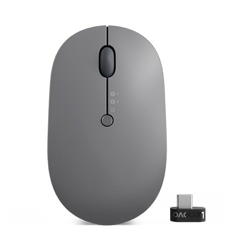 Image of Lenovo Go Multi-Device mouse Ambidestro RF senza fili + Bluetooth Ottico 2400 DPI