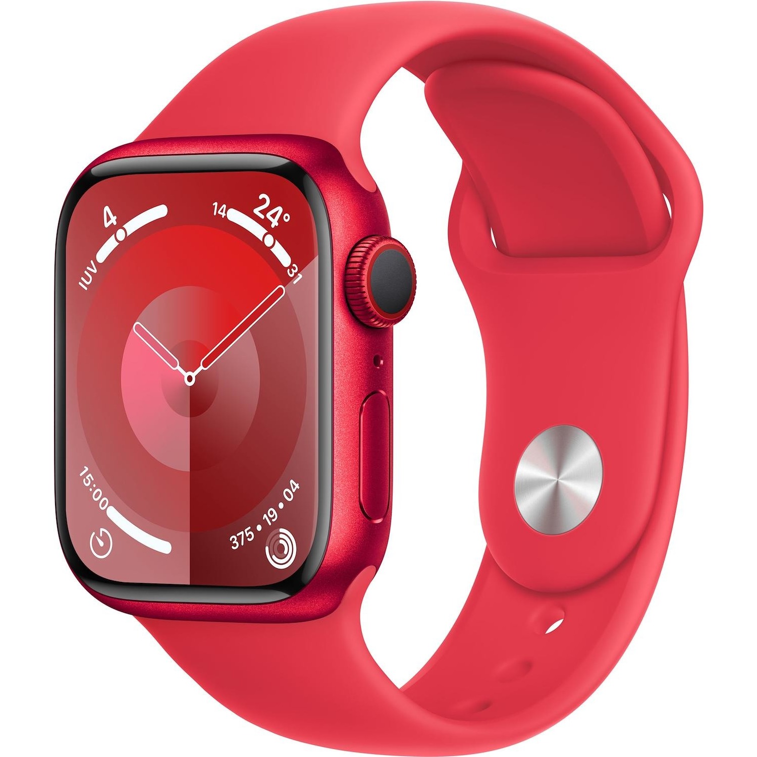 Image of Apple Watch Series 9 GPS + Cellular 41mm (PRODUCT)RED Alluminio con cinturino Sport Band (P