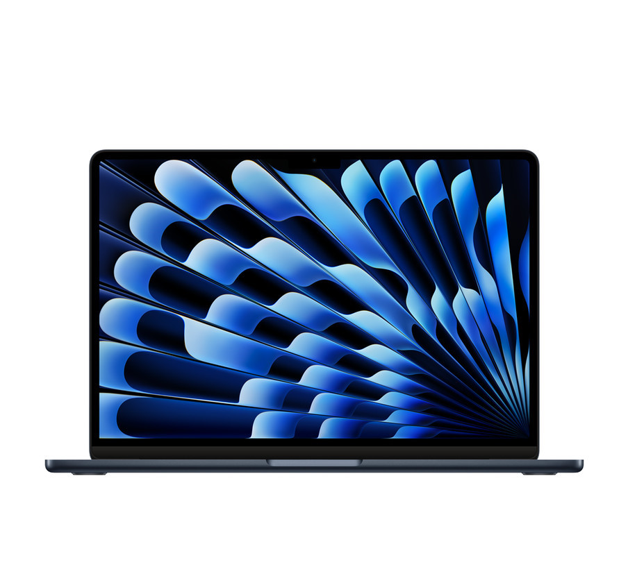 Image of MacBook Air 13 : Chip Apple M3 con CPU 8-core e GPU 8-core 8GB 256GB SSD - Mezzanotte