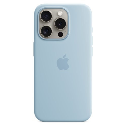 Image of Cover Apple MWNM3ZM A IPHONE MAGSAFE SILICON 15 Pro Blu chiaro Blu chi