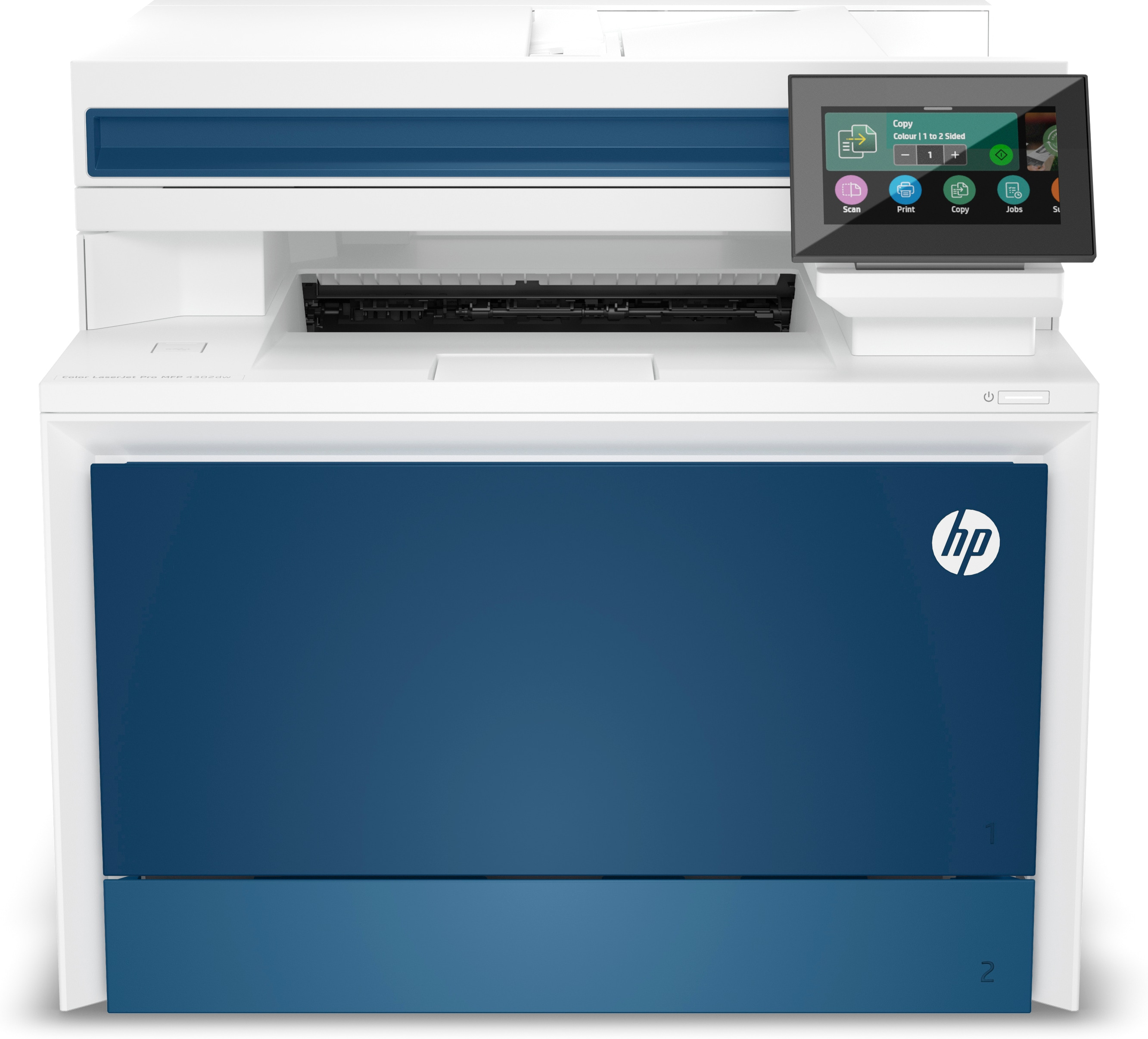 Image of HP Color LaserJet Pro Stampante multifunzione 4302dw, Colore, Stampante per Piccole e medie imprese, Stampa, copia, scansione, Wireless; Stampa da smartphone o tablet; alimentatore automatico di documenti
