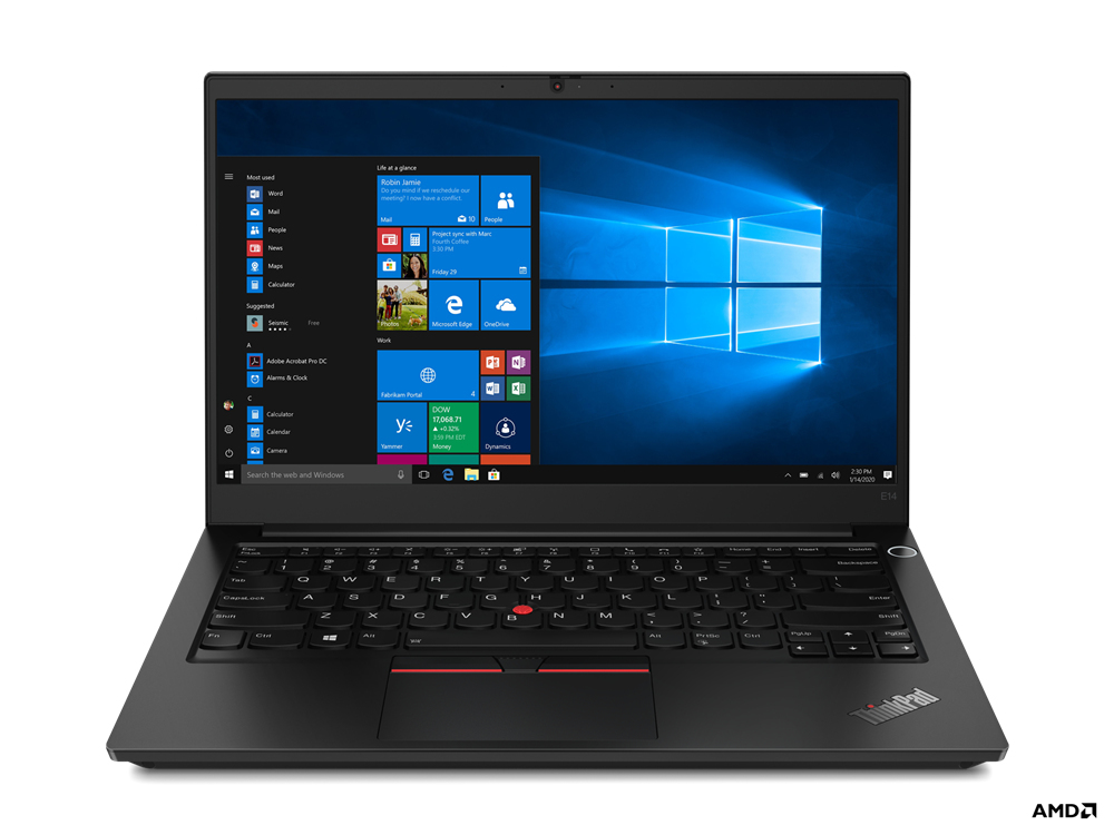 Image of Lenovo ThinkPad E14 Computer portatile 35,6 cm (14) Full HD AMD Ryzen 5 8 GB DDR4-SDRAM 256 GB SSD Wi-Fi 6 (802.11ax) Windows 11 Pro Nero
