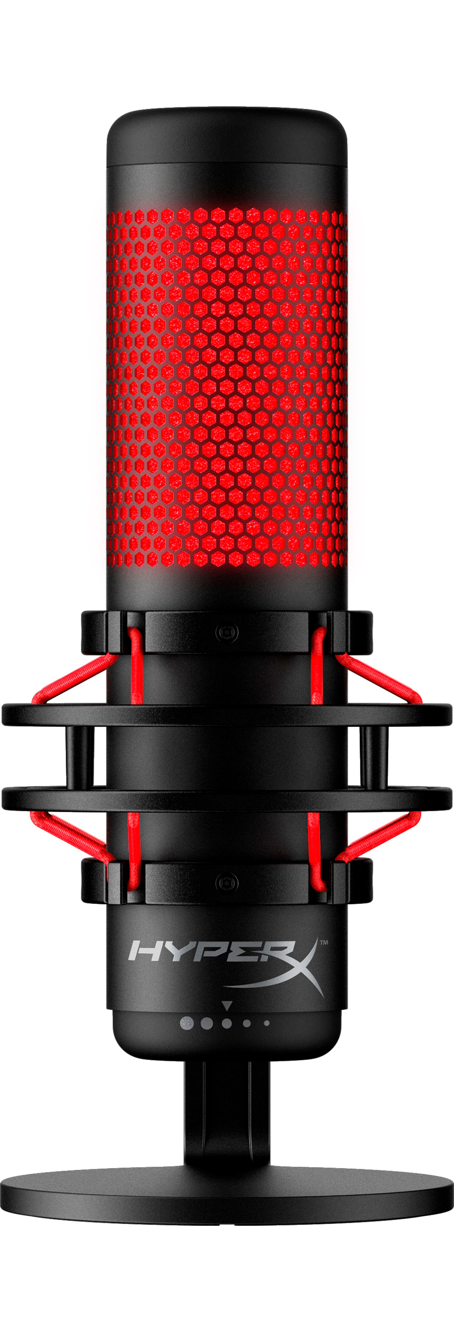 Image of HyperX QuadCast Rosso Microfono per PC