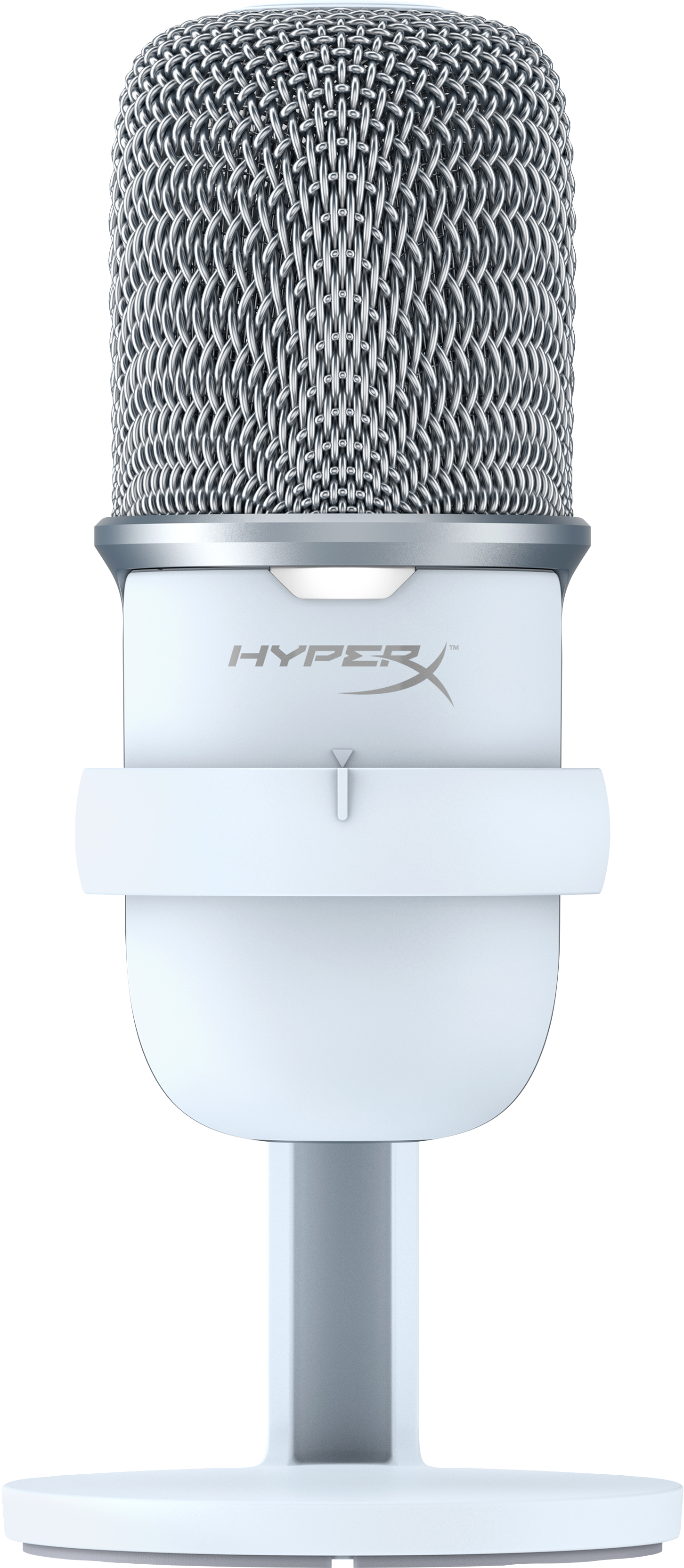 Image of HyperX SoloCast - USB Microphone (White) Bianco Microfono per console di gioco