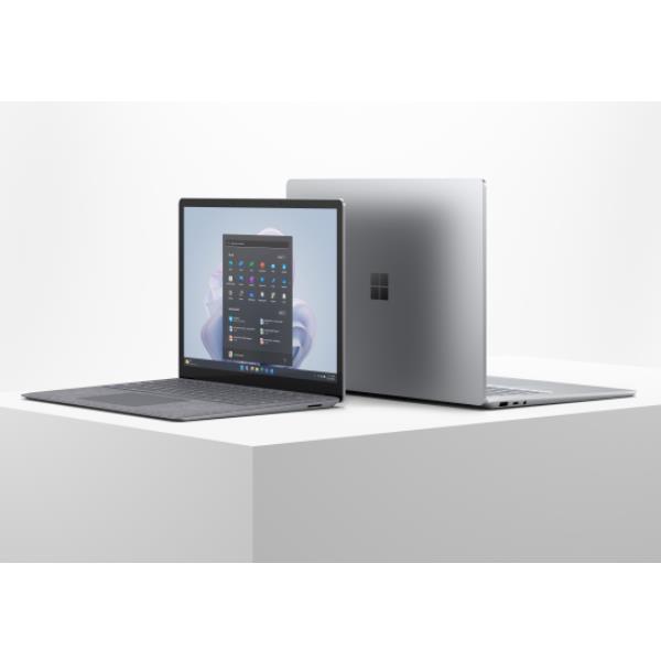 Image of Microsoft Surface Laptop 5 i5-1245U Computer portatile 34,3 cm (13.5) Touch screen Intel® Core™ i5 8 GB LPDDR5x-SDRAM 256 GB SSD Wi-Fi 6 (802.11ax) Windows 11 Pro Platino