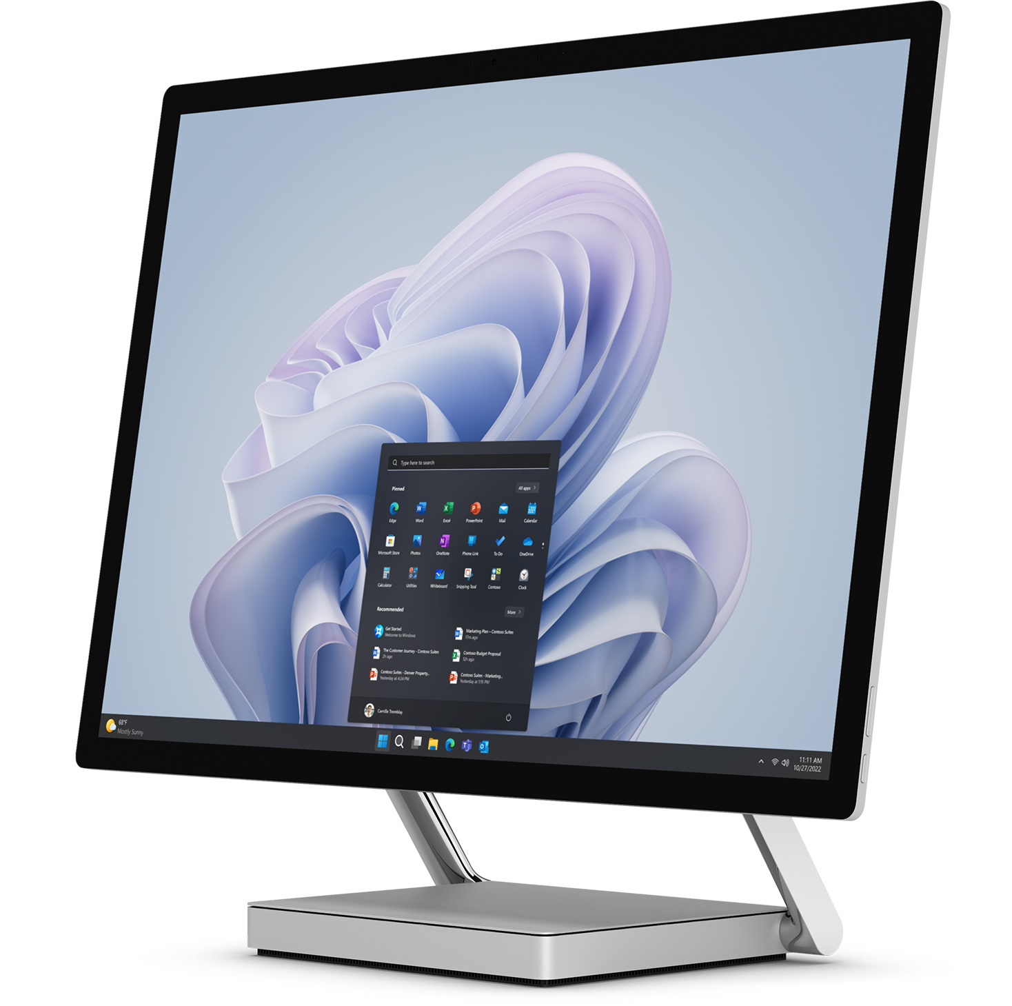 Image of Microsoft Surface Studio 2+ Intel® Core™ i7 71,1 cm (28) 4500 x 3000 Pixel Touch screen 32 GB LPDDR4-SDRAM 1000 GB SSD PC All-in-one NVIDIA GeForce RTX 3060 Windows 11 Pro Wi-Fi 6 (802.11ax) Grigio
