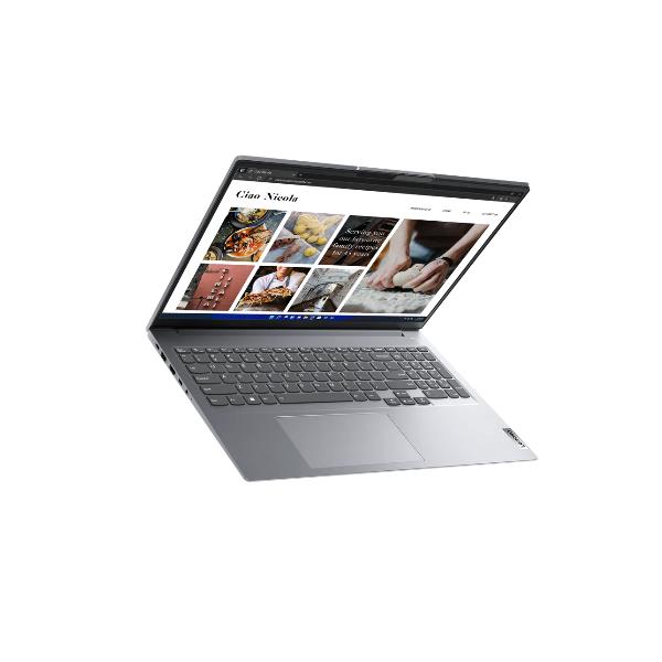 Image of Lenovo ThinkBook 16 G4+ i5-1235U Computer portatile 40,6 cm (16) WUXGA Intel® Core™ i5 16 GB LPDDR5-SDRAM 512 GB SSD Wi-Fi 6 (802.11ax) Windows 11 Pro Grigio
