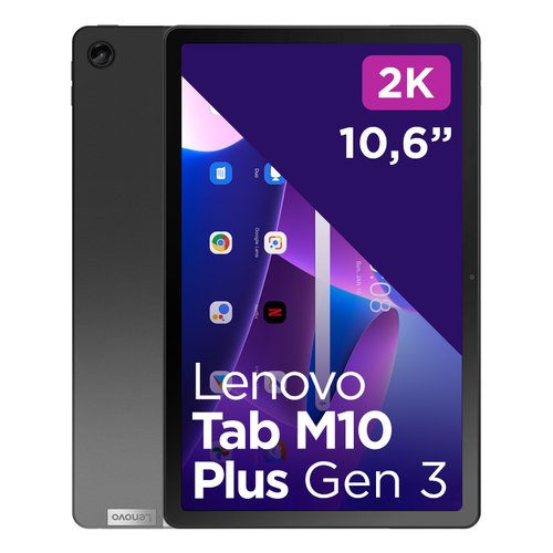 Image of Lenovo Tab M10 Plus 128 GB 26,9 cm (10.6) Qualcomm Snapdragon 4 GB Wi-Fi 5 (802.11ac) Android 12 Grigio