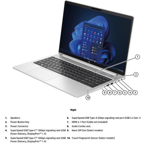 Image of HP ProBook 450 15.6 inch G10 Notebook PC