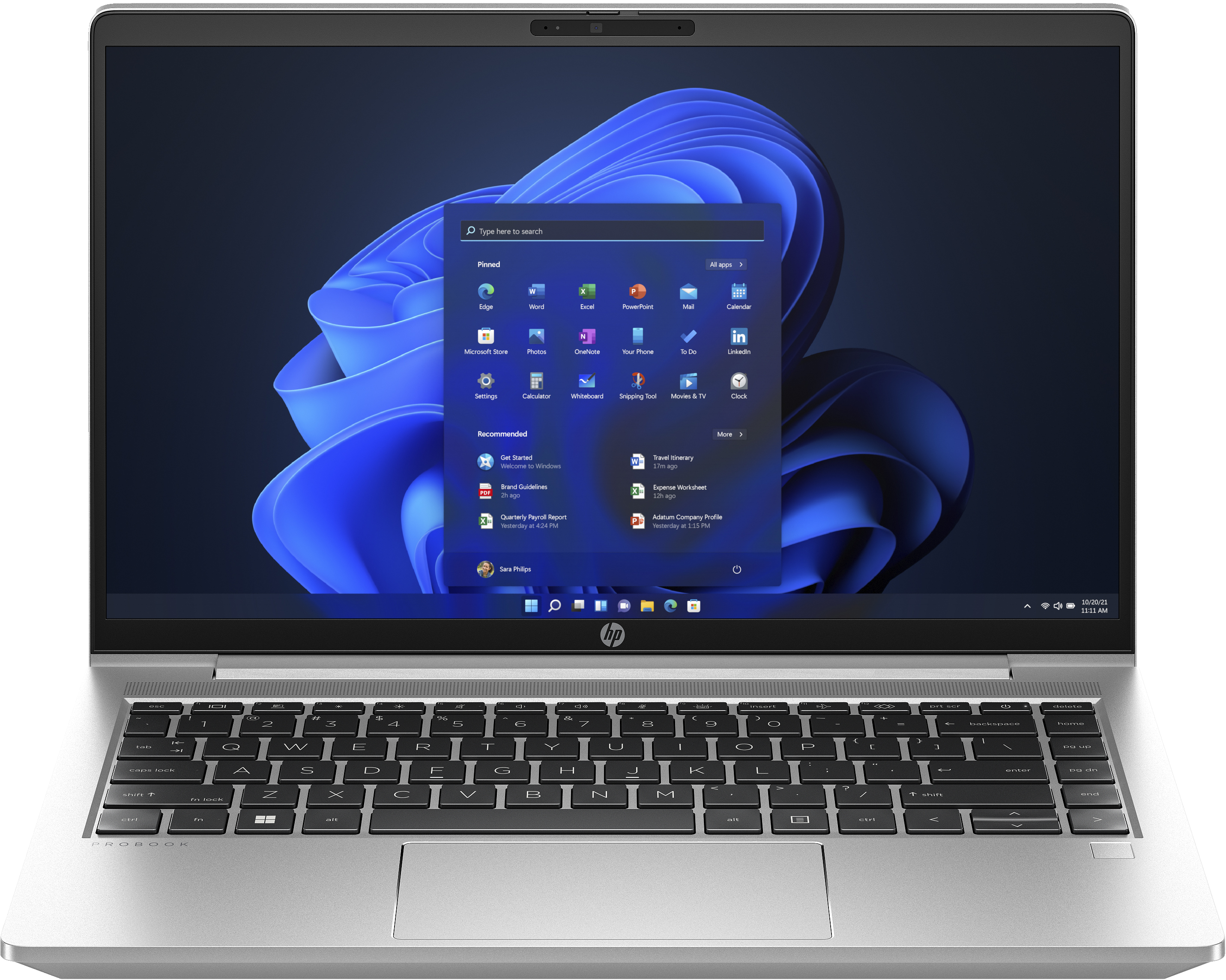 Image of HP ProBook 440 G10 Intel® Core™ i7 i7-1355U Computer portatile 35,6 cm (14") Full HD 8 GB DDR4-SDRAM 512 GB SSD Wi-Fi 6E (802.11ax) Windows 11 Pro Argento