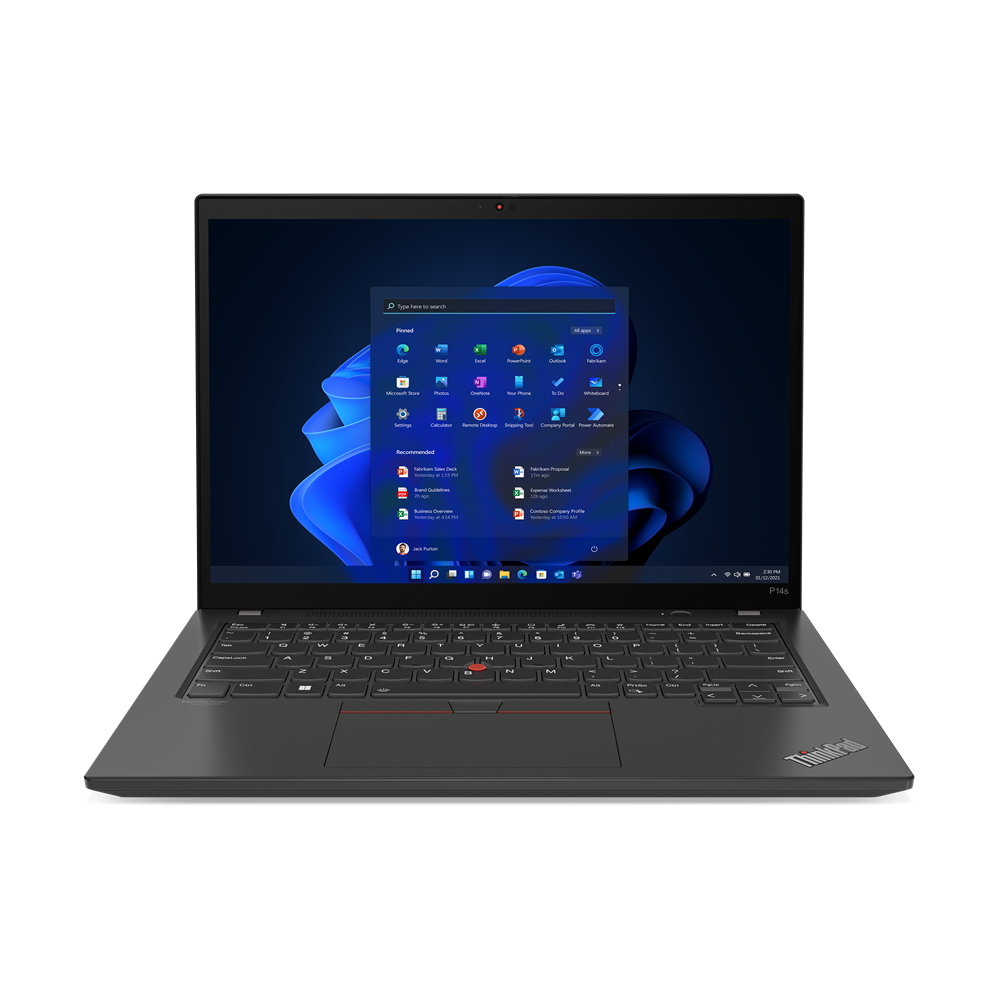 Image of Lenovo ThinkPad P14s AMD Ryzen™ 7 PRO 7840U Workstation mobile 35,6 cm (14") WUXGA 32 GB LPDDR5x-SDRAM 1 TB SSD Wi-Fi 6E (802.11ax) Windows 11 Pro Nero