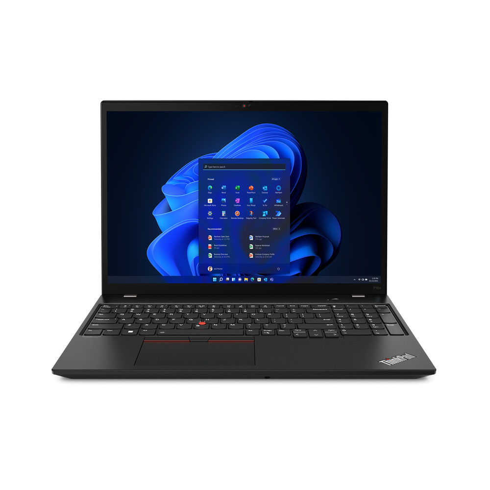 Image of Lenovo ThinkPad P16s AMD Ryzen™ 7 PRO 7840U Workstation mobile 40,6 cm (16") WUXGA 16 GB LPDDR5x-SDRAM 512 GB SSD Wi-Fi 6E (802.11ax) Windows 11 Pro Nero
