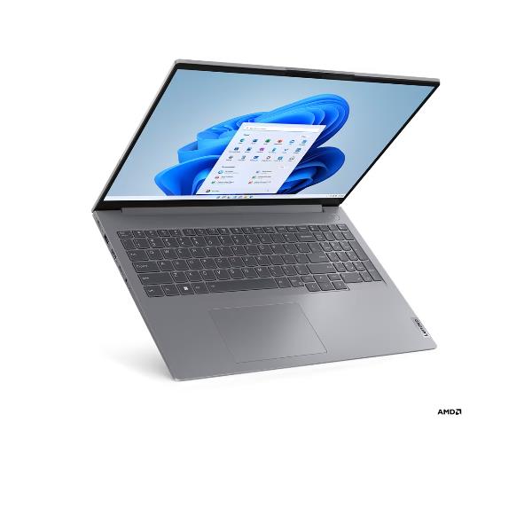 Image of Lenovo ThinkBook 16 Computer portatile 40,6 cm (16") WUXGA AMD Ryzen™ 5 7530U 8 GB DDR4-SDRAM 256 GB SSD Wi-Fi 6 (802.11ax) Windows 11 Pro Grigio