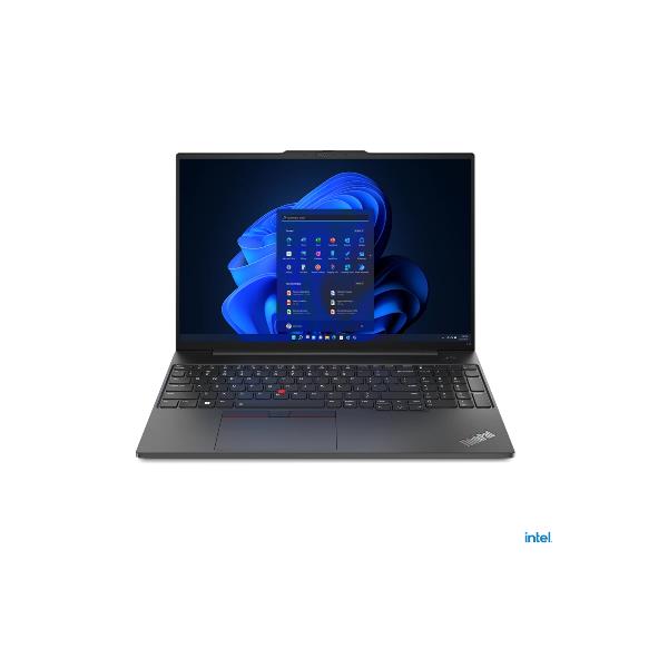 Image of Lenovo ThinkPad E16 Intel® Core™ i5 i5-1335U Computer portatile 40,6 cm (16") WUXGA 16 GB DDR4-SDRAM 512 GB SSD Wi-Fi 6 (802.11ax) Windows 11 Pro Nero