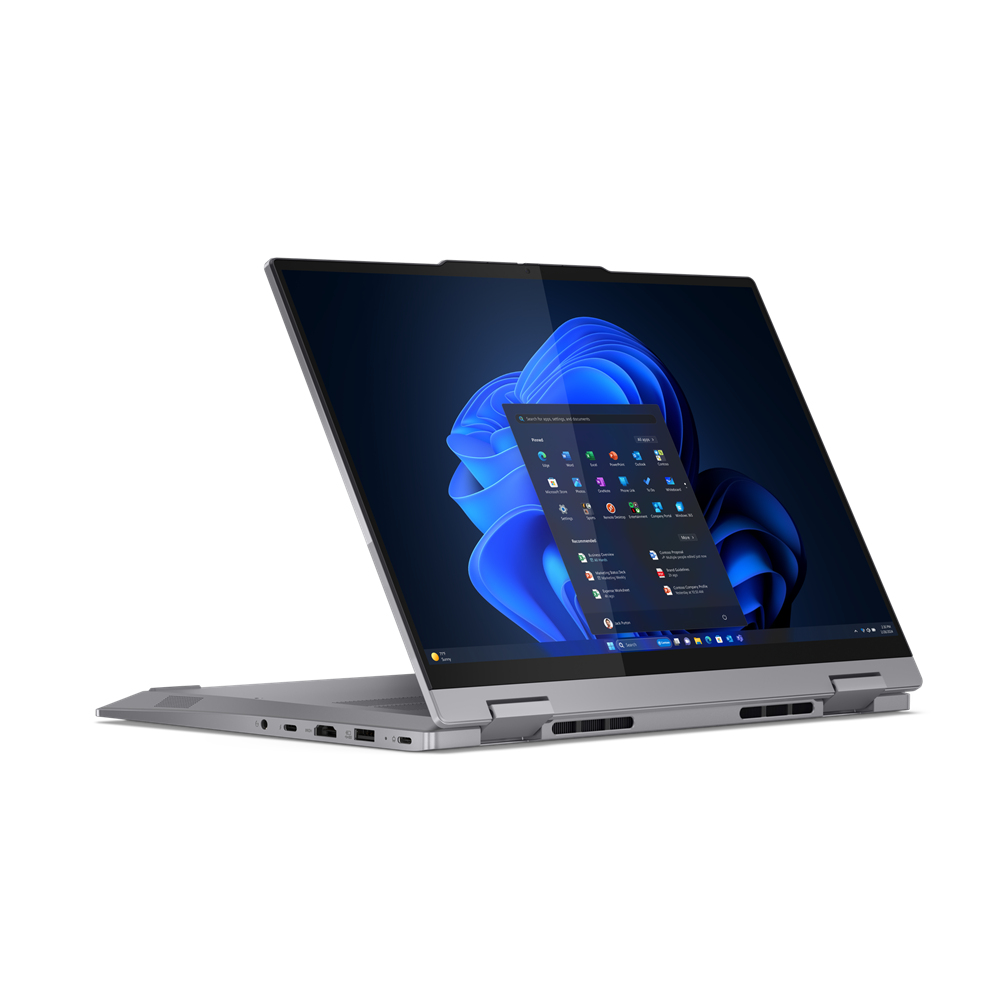 Image of Lenovo ThinkBook 14 Intel Core Ultra 7 155U Ibrido (2 in 1) 35,6 cm (14") Touch screen WUXGA 16 GB DDR5-SDRAM 512 GB SSD Wi-Fi 6E (802.11ax) Windows 11 Pro Grigio