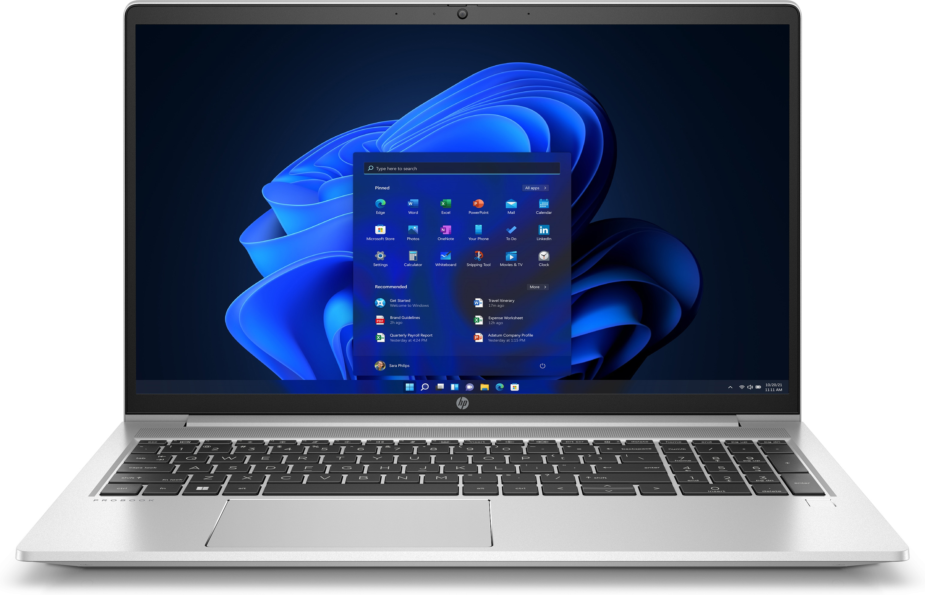 Image of HP ProBook 455 15.6 G9 AMD Ryzen™ 5 5625U Computer portatile 39,6 cm (15.6") Full HD 16 GB DDR4-SDRAM 512 GB SSD Wi-Fi 6 (802.11ax) Windows 11 Pro Argento