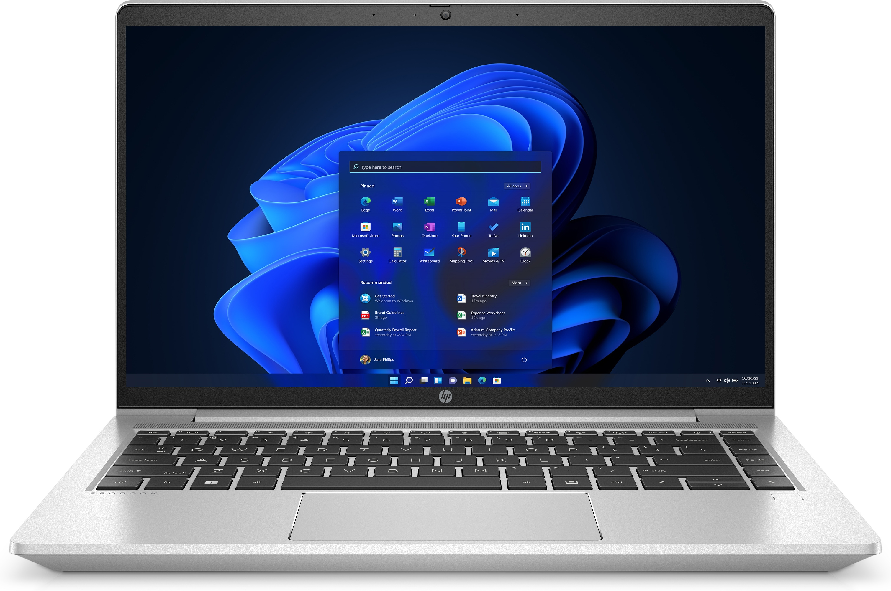 Image of HP ProBook 445 G9 AMD Ryzen™ 5 5625U Computer portatile 35,6 cm (14") Full HD 16 GB DDR4-SDRAM 512 GB SSD Wi-Fi 6 (802.11ax) Windows 11 Pro Argento