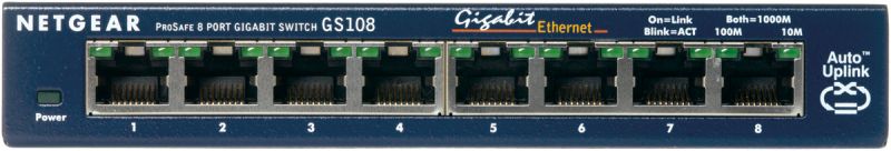 Image of Netgear ProSafe 8-Port Gigabit Desktop Switch Non gestito
