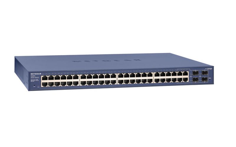 Image of Netgear GS748T Gestito L2+ Gigabit Ethernet (10/100/1000) Blu