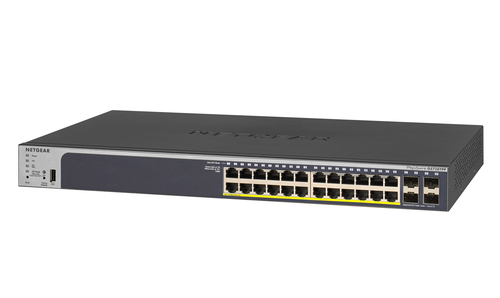 Image of Netgear GS728TPP Gestito L2/L3/L4 Gigabit Ethernet (10/100/1000) Supporto Power over Ethernet (PoE) 1U Nero