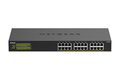 Image of NETGEAR GS324PP Non gestito Gigabit Ethernet (10/100/1000) Supporto Power over Ethernet (PoE) Nero