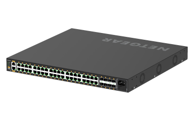 Image of NETGEAR GSM4248P-100EUS switch di rete Gestito L2/L3/L4 Gigabit Ethernet (10/100/1000) Supporto Power over Ethernet (PoE) Nero