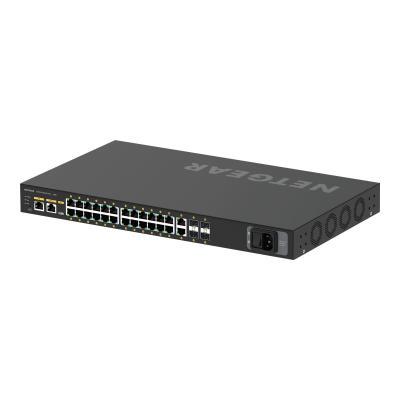 Image of NETGEAR GSM4230P-100EUS switch di rete Gestito Gigabit Ethernet (10/100/1000) Supporto Power over Ethernet (PoE) 1U Nero