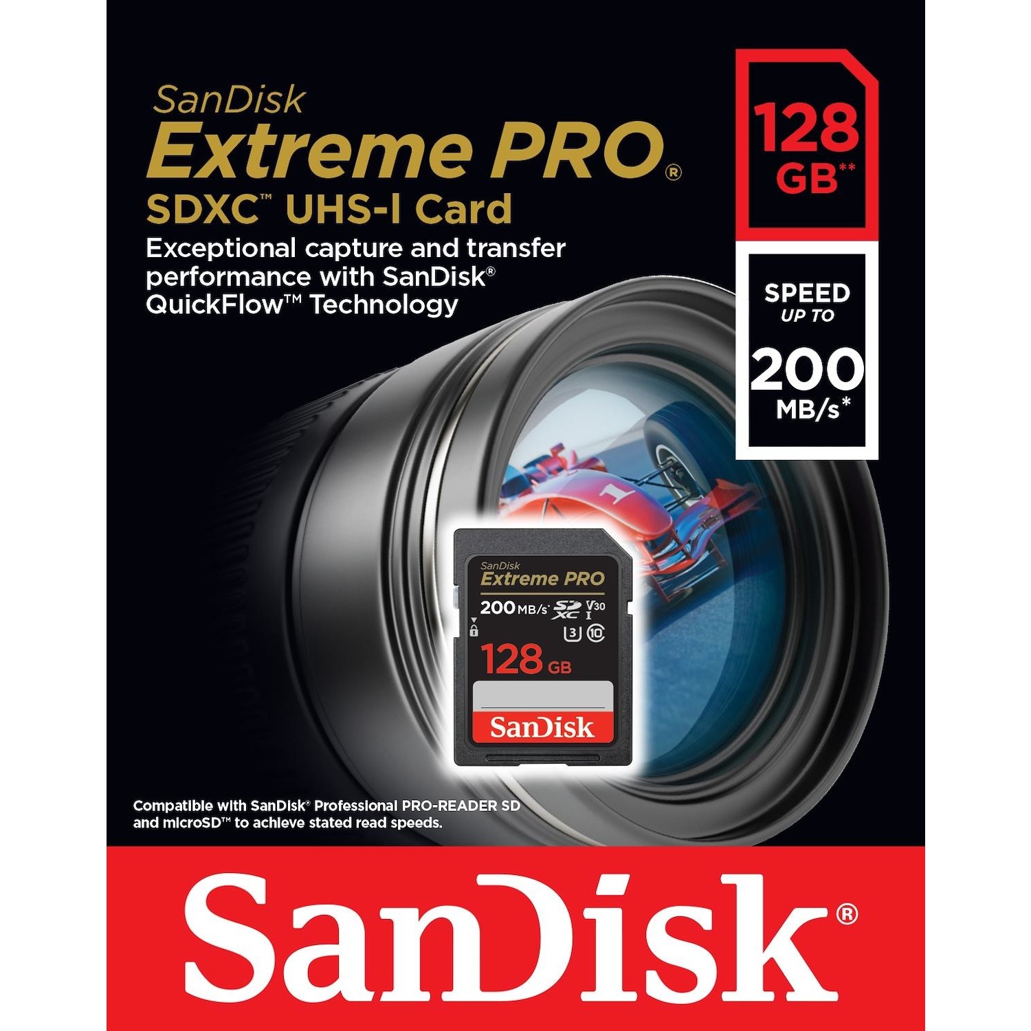 Image of SANDISK EXTR PRO 128GB XC