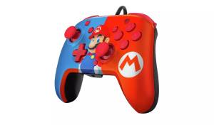 Image of PDP REMATCH: Power Pose Mario Blu, Rosso USB Gamepad Analogico/Digitale Nintendo Switch, Nintendo Switch OLED