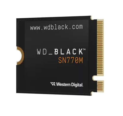 WESTERN DIGITAL SSD BLACK 2TB SN770M M.2 2230 NVME SSD FOR HANDHELD GAMING DEV
