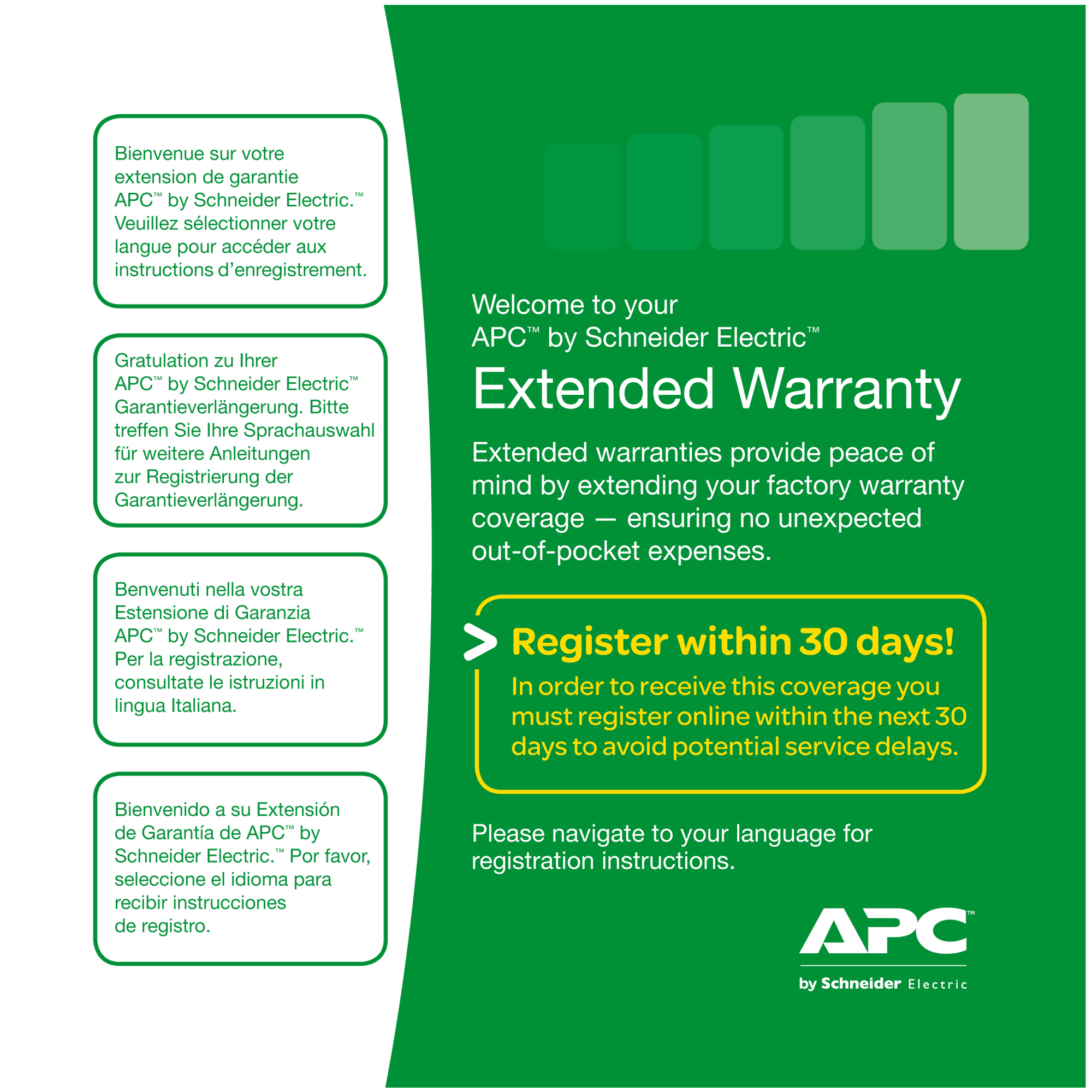 Image of APC Service Pack 3 Year Extended Warranty 3 anno/i